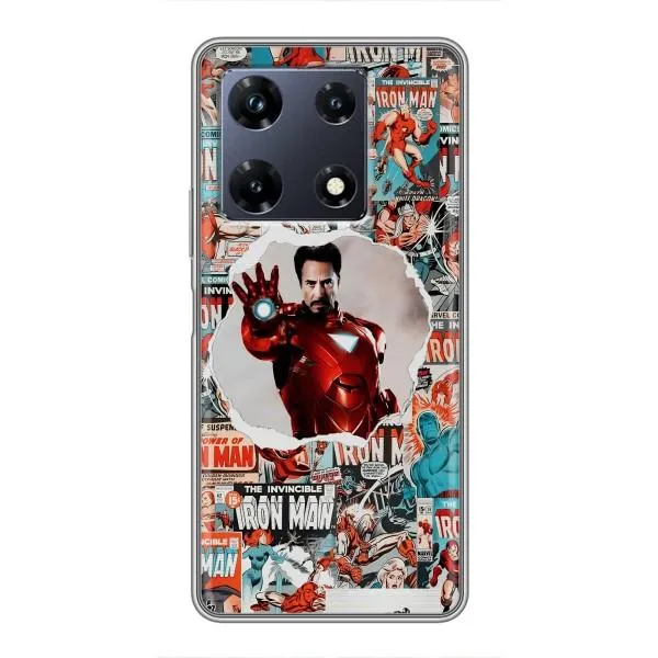 Чехол с принтом «Айронмен» для Infinix Note 30 Pro