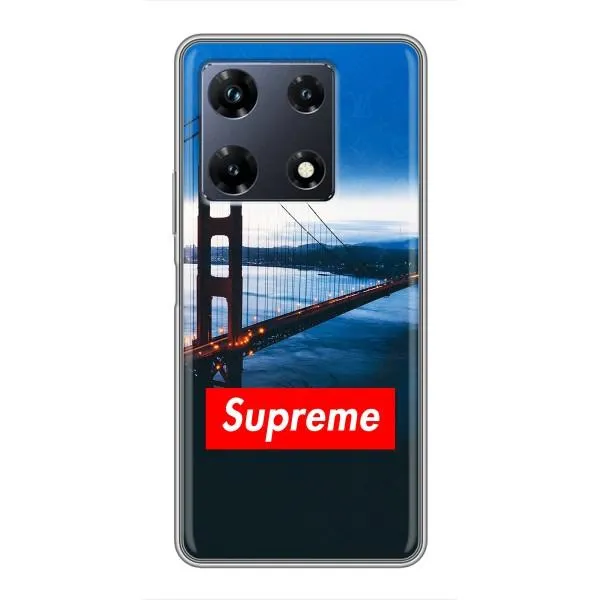 Чехол с принтом «Стиль Supreme» для Infinix Note 30 Pro