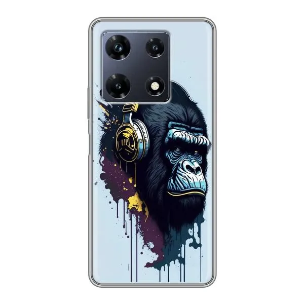 Чехол с принтом «Горилла в наушниках» для Infinix Note 30 Pro Чехол с принтом «Горилла в наушниках» для Infinix Note 30 Pro