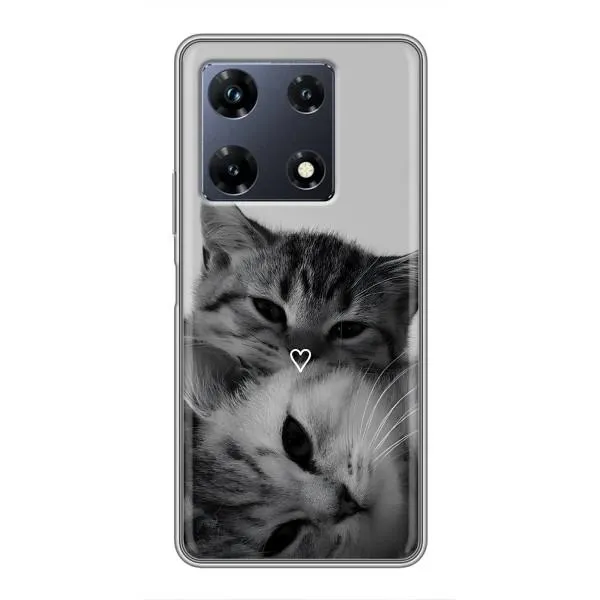 Чехол с принтом «Пара котов» для Infinix Note 30 Pro