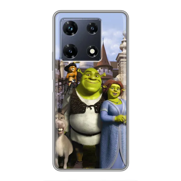 Чехол с принтом «Сказочные герои Шрека» для Infinix Note 30 Pro Чехол с принтом «Сказочные герои Шрека» для Infinix Note 30 Pro