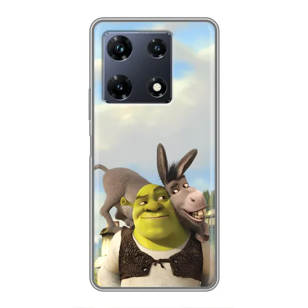 Чехол с принтом «Шрек и Осел» для Infinix Note 30 Pro Чехол с принтом «Шрек и Осел» для Infinix Note 30 Pro