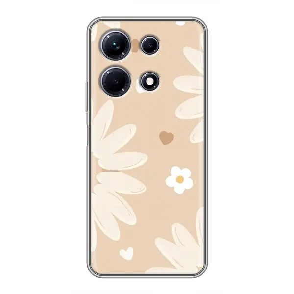 Чехол с принтом «Бежевые цветы» для Infinix Note 30 Чехол с принтом «Бежевые цветы» для Infinix Note 30