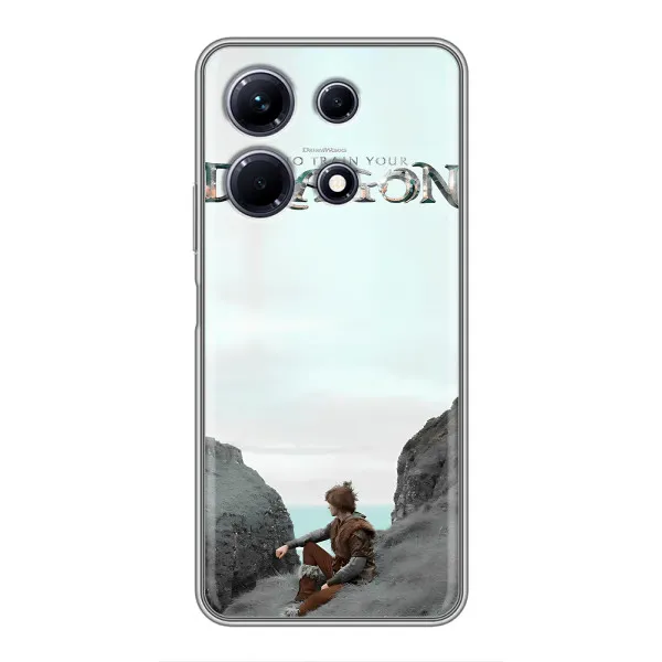 Чохол з принтом «Дракон лого» для Infinix Note 30