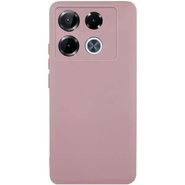 Чехол TPU GETMAN Liquid Silk Full Camera для Infinix Note 40 Pro 4G — Розовый — фото 2 Чехол TPU GETMAN Liquid Silk Full Camera для Infinix Note 40 Pro 4G — Розовый — фото 2