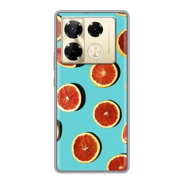 Чехол с принтом «Грейпфрут» для Infinix Note 40 Pro