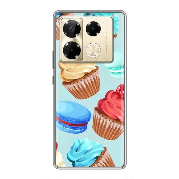 Чехол с принтом «Кексики» для Infinix Note 40 Pro