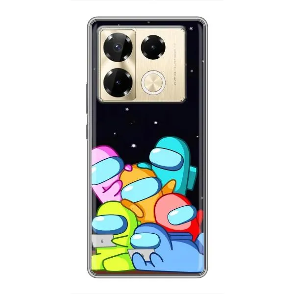 Чехол с принтом «Скины в космосе» для Infinix Note 40 Pro