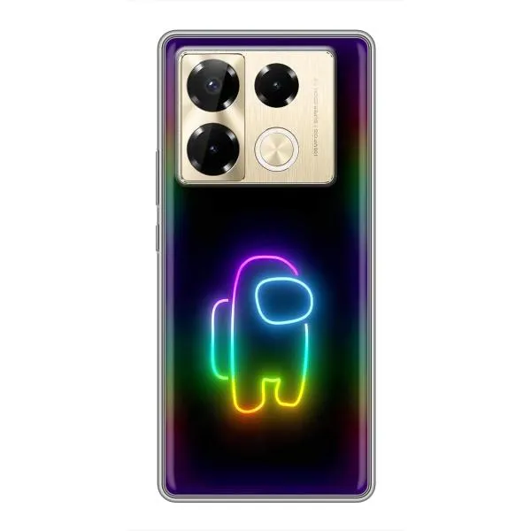 Чехол с принтом «Яркий скин» для Infinix Note 40 Pro
