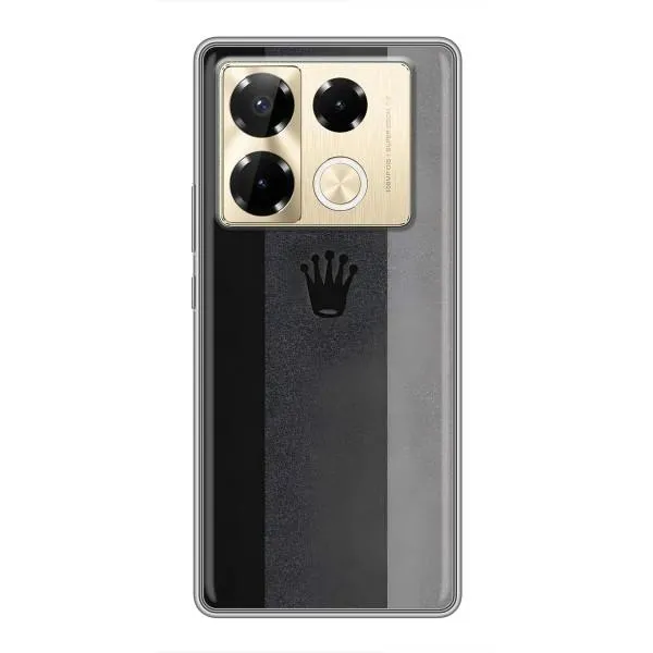 Чехол с принтом «Коронка» для Infinix Note 40 Pro
