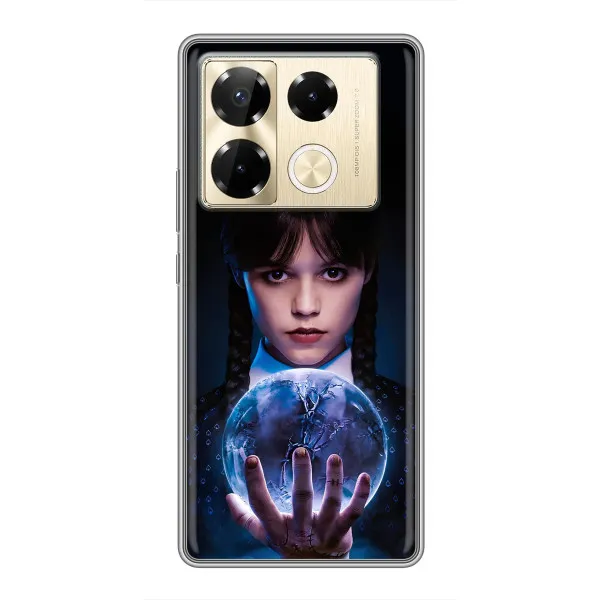 Чехол с принтом «Магическая сфера Уэнздей» для Infinix Note 40 Pro