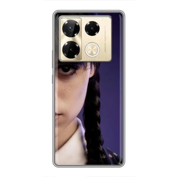 Чехол с принтом «Загадочный взгляд Уэнздей» для Infinix Note 40 Pro