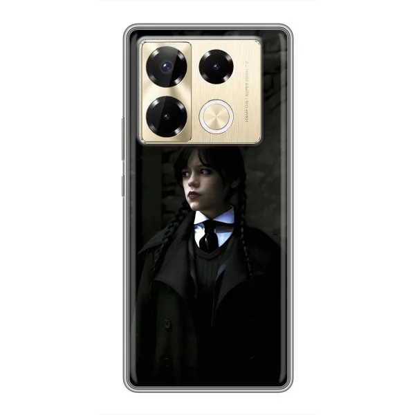 Чехол с принтом «Темный стиль Уэнздей» для Infinix Note 40 Pro
