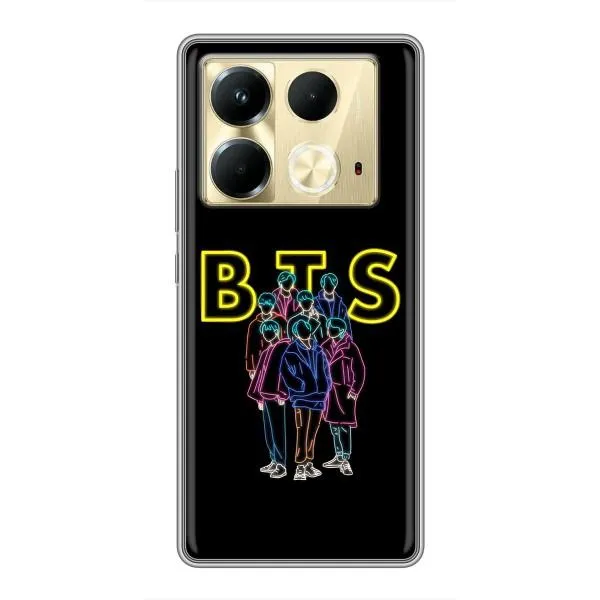 Чехол с принтом «BTS стайл» для Infinix Note 40