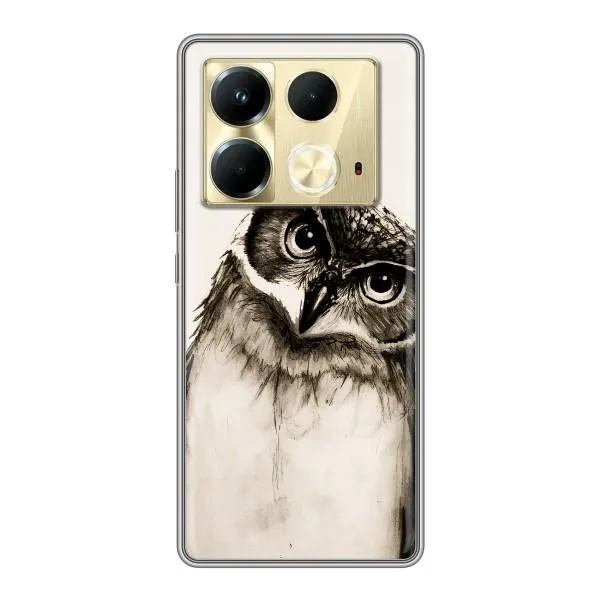 Чохол з принтом «Сова» для Infinix Note 40