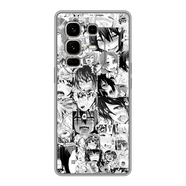 Чохол з принтом «Ahegao manga» для Infinix Note 50 Pro Plus
