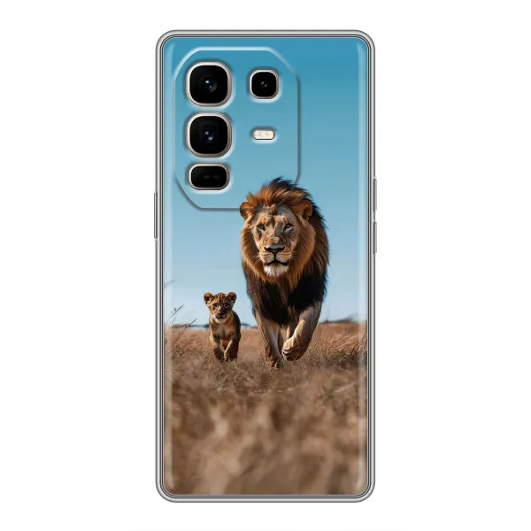 Чехол с принтом «Мусафа и Симба» для Infinix Note 50 Pro Plus Чехол с принтом «Мусафа и Симба» для Infinix Note 50 Pro Plus