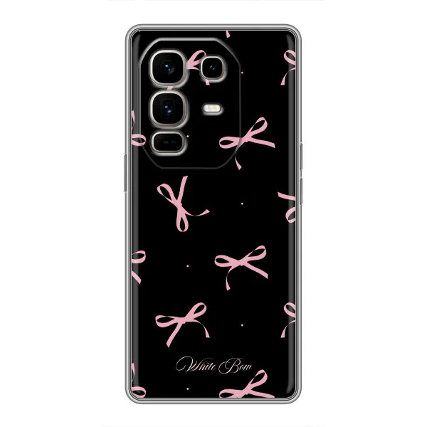 Чехол с принтом «Банты на черном» для Infinix Note 50 Pro Plus