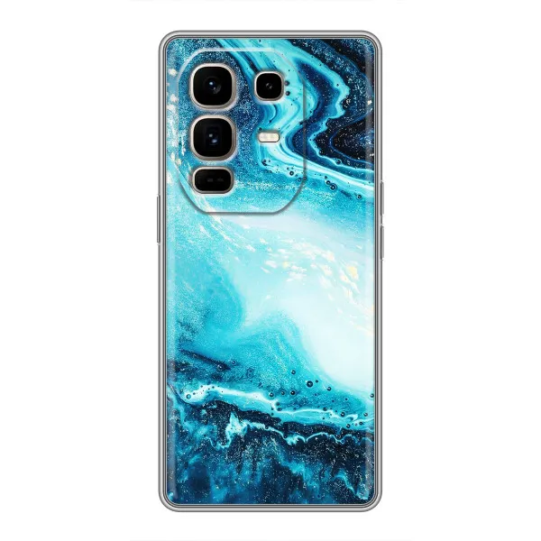 Чехол с принтом «Голубой мрамор» для Infinix Note 50 Pro Plus Чехол с принтом «Голубой мрамор» для Infinix Note 50 Pro Plus