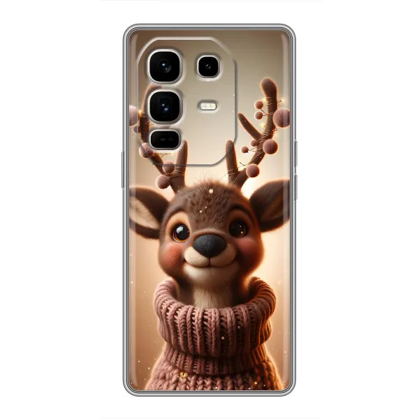 Чехол с принтом «Олень в свитере» для Infinix Note 50 Pro Plus