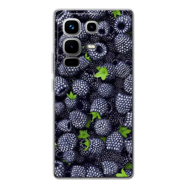 Чехол с принтом «Ежевика» для Infinix Note 50 Pro