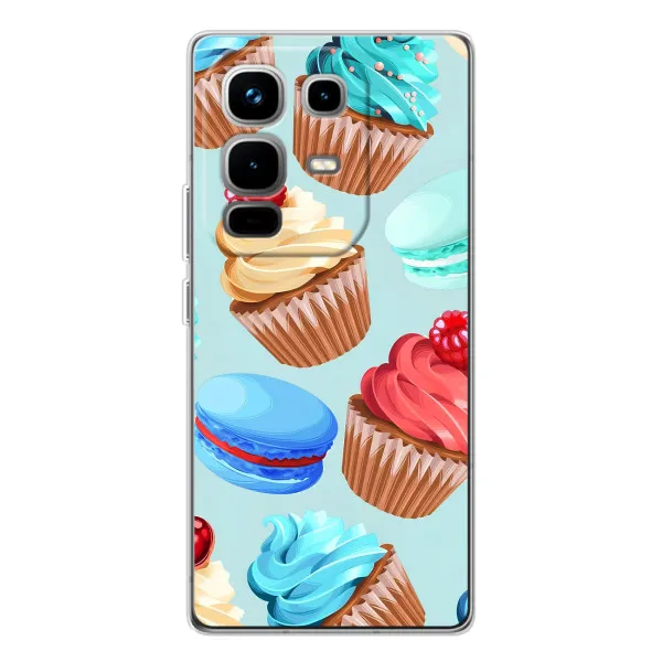 Чехол с принтом «Кексики» для Infinix Note 50 Pro