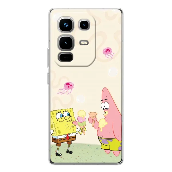 Чехол с принтом «Патрик и Боб» для Infinix Note 50 Pro