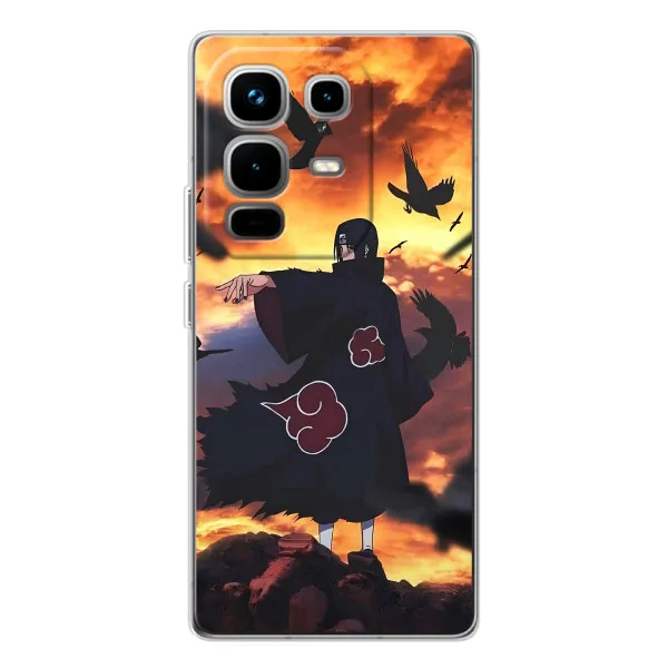 Чехол с принтом «Итачи с воронами» для Infinix Note 50 Pro Чехол с принтом «Итачи с воронами» для Infinix Note 50 Pro