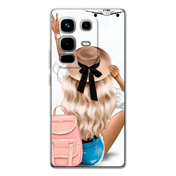 Чехол с принтом «Путешествие» для Infinix Note 50 Pro