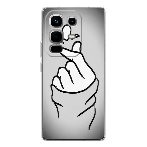 Чехол с принтом «Значок Love» для Infinix Note 50 Pro