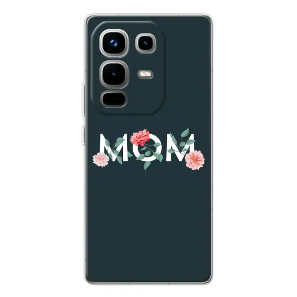 Чохол з принтом «Mom дизайн» для Infinix Note 50 Pro