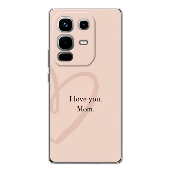 Чохол з принтом «Серце мамі» для Infinix Note 50 Pro