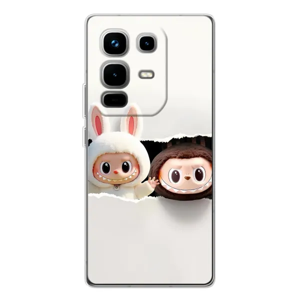 Чехол с принтом «Лабубу» для Infinix Note 50 Pro