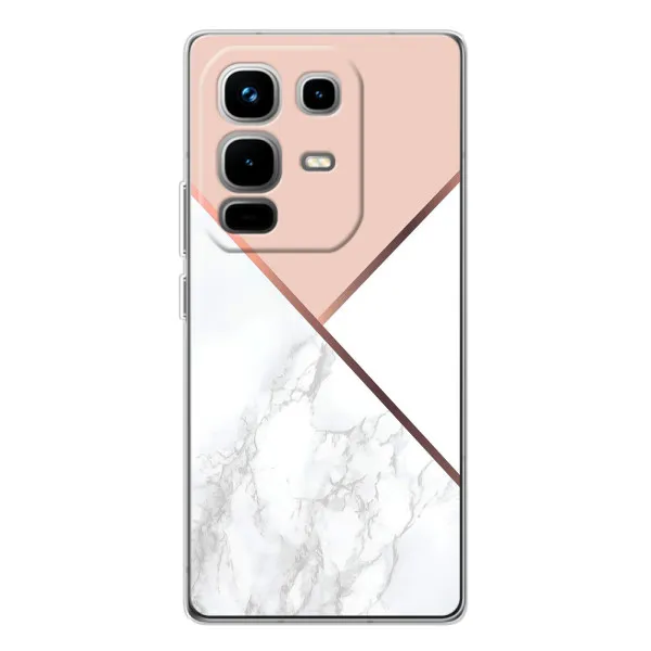 Чехол с принтом «Тройной мрамор» для Infinix Note 50 Pro Чехол с принтом «Тройной мрамор» для Infinix Note 50 Pro
