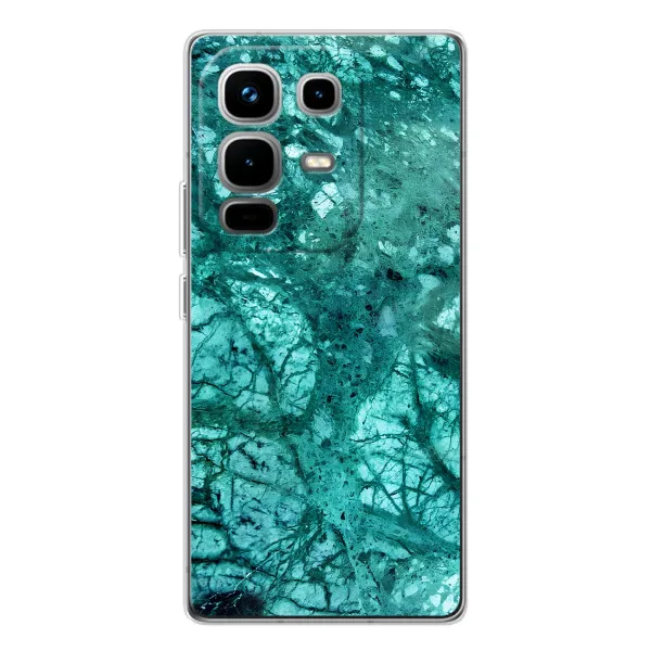 Чехол с принтом «Зеленый мрамор» для Infinix Note 50 Pro Чехол с принтом «Зеленый мрамор» для Infinix Note 50 Pro