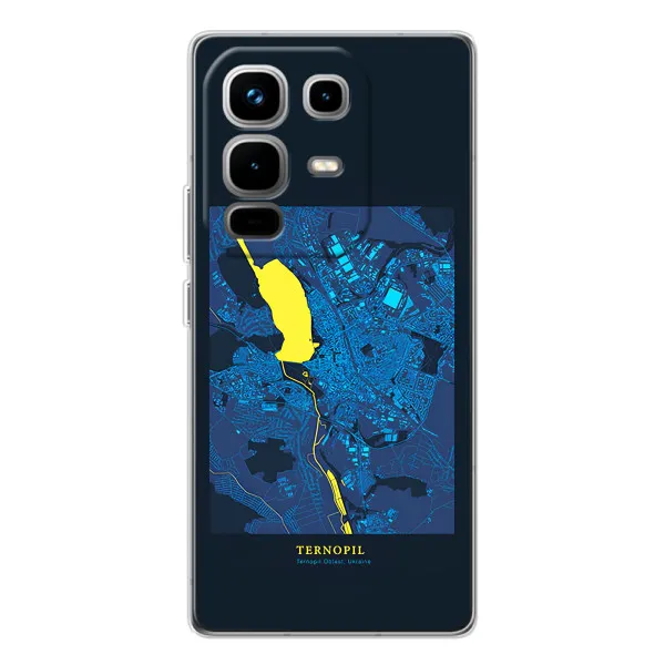 Чехол с принтом «Тернополь» для Infinix Note 50