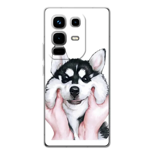 Чохол з принтом «Радісний Хаскі» для Infinix Note 50
