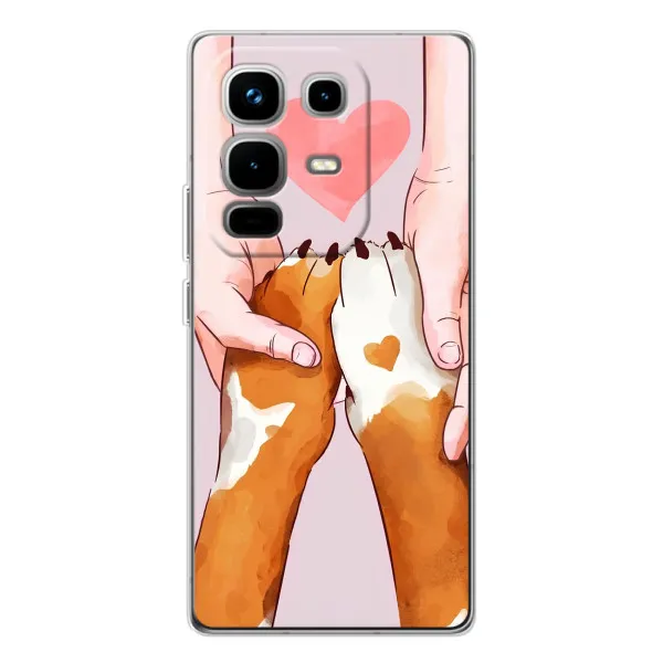 Чохол з принтом «Любовь до собак» для Infinix Note 50