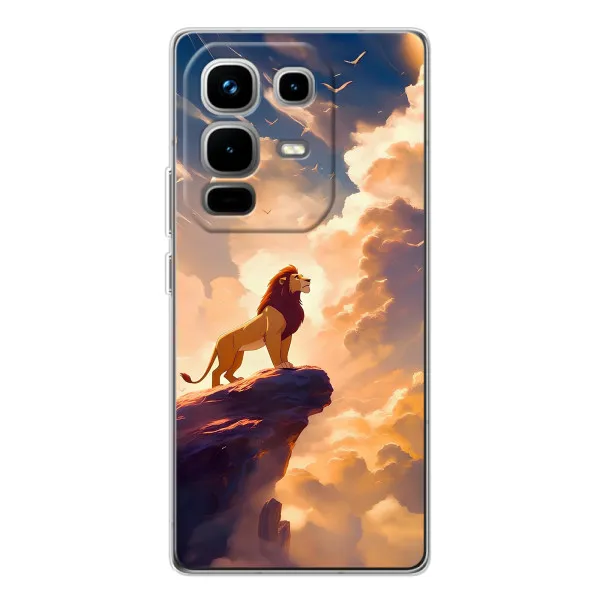 Чехол с принтом «Симба на скале» для Infinix Note 50