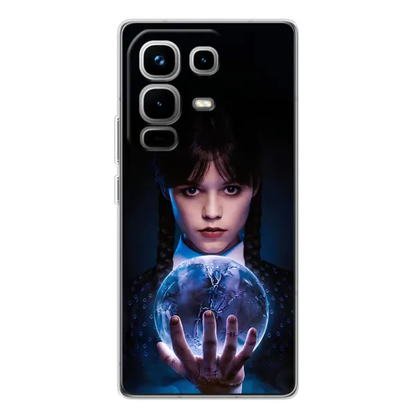 Чехол с принтом «Магическая сфера Уэнздей» для Infinix Note 50 Чехол с принтом «Магическая сфера Уэнздей» для Infinix Note 50