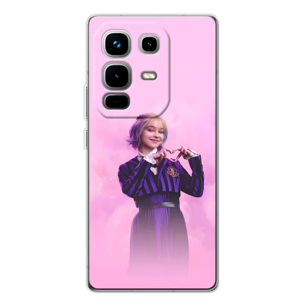 Чехол с принтом «Яркая Энид Уэнздей» для Infinix Note 50 Чехол с принтом «Яркая Энид Уэнздей» для Infinix Note 50