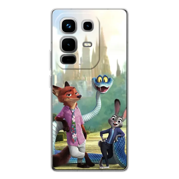 Чехол с принтом «Герои мультфильма Зверополис» для Infinix Note 50 Чехол с принтом «Герои мультфильма Зверополис» для Infinix Note 50