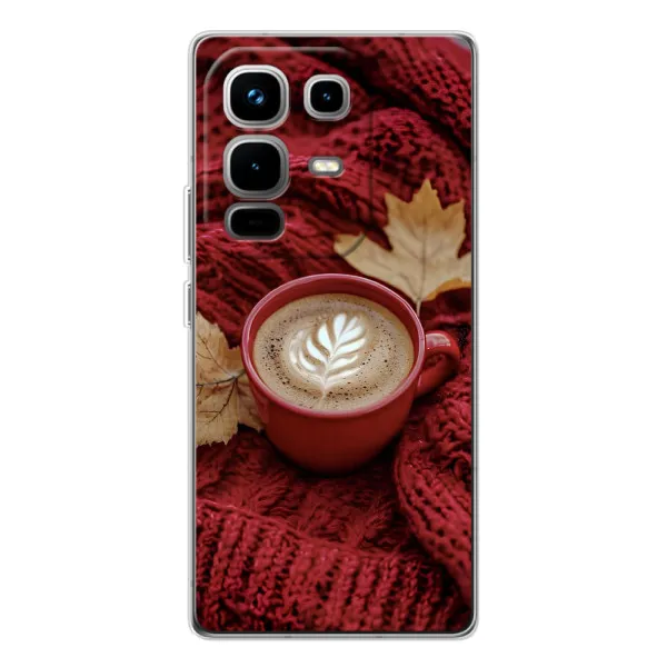 Чехол с принтом «Кофе на пледе» для Infinix Note 50