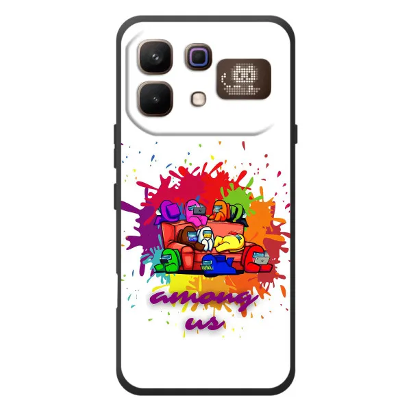 Чехол с принтом «Яркий АмонгАс» для Infinix Note 60 Pro