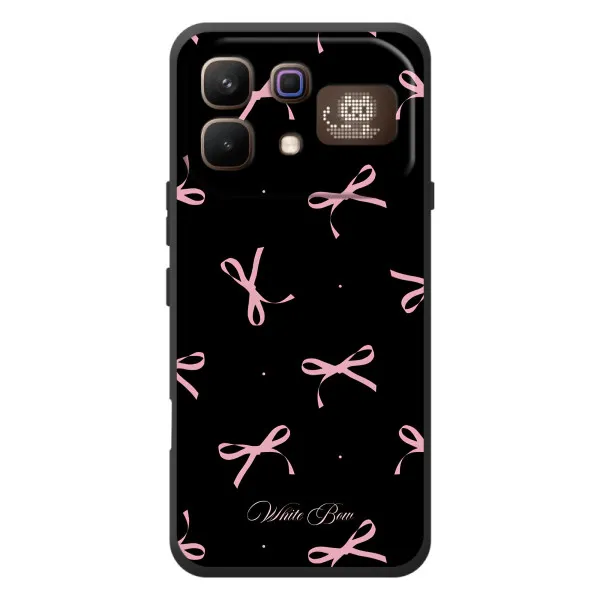 Чехол с принтом «Банты на черном» для Infinix Note 60 Pro