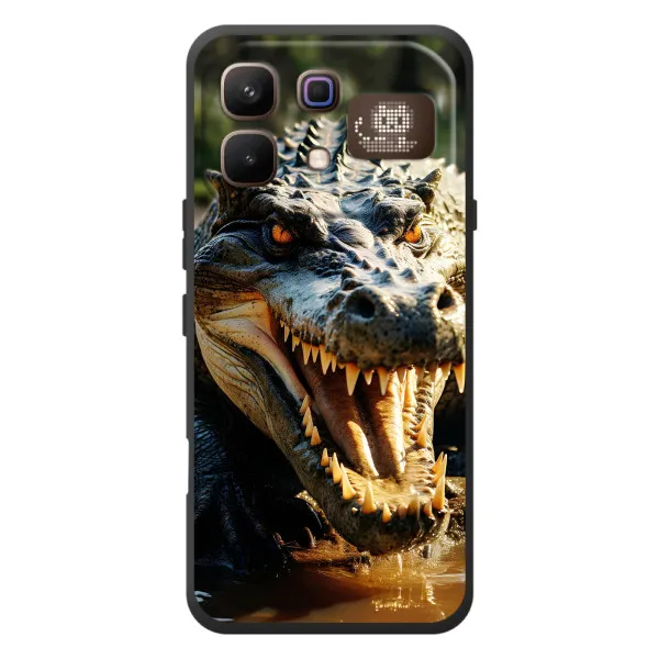 Чохол з принтом «Небезпечний крокодил» для Infinix Note 60 Pro Чохол з принтом «Небезпечний крокодил» для Infinix Note 60 Pro
