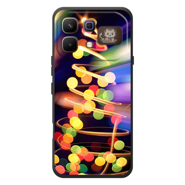 Чехол с принтом «Елка с гирлянд» для Infinix Note 60 Pro