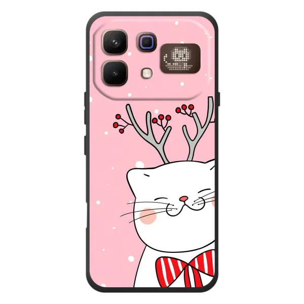 Чехол с принтом «Зимний кот» для Infinix Note 60 Pro