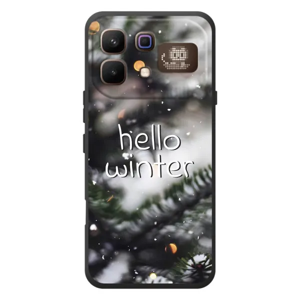 Чехол с принтом «Hello winter» для Infinix Note 60 Pro
