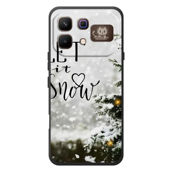 Чехол с принтом «Let it snow» для Infinix Note 60 Pro